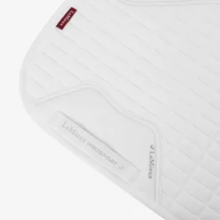 LeMieux Le Cool Grip Dressage Pad White Large -PREMIER EQUINE lm xgripdr cooling white lr205
