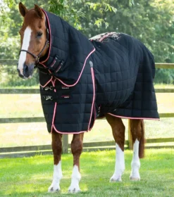 Premier Equine Lucanta 200g Stable Rug With Neck Cover Black