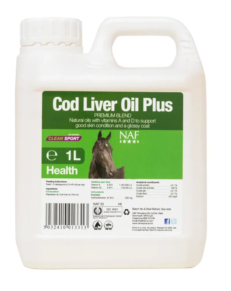 NAF 1 Litre Cod Liver Oil Plus 1 NAF 1 Litre Cod Liver Oil Plus