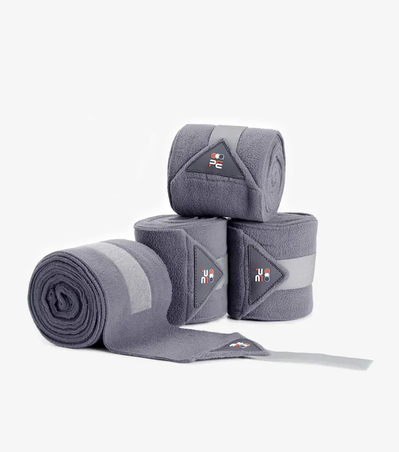 Premier Equine Horse Polo Fleece Bandages Royal Grey 1 Premier Equine Horse Polo Fleece Bandages Royal Grey