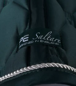 Premier Equine Saltare Close Contact GP/Jump Square - Olive - Full -PREMIER EQUINE saltare saddle pad GP green 6