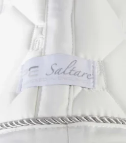 Premier Equine Saltare Close Contact GP/Jump Square - White - Full -PREMIER EQUINE saltare saddle pad GP white 6