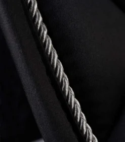 Premier Equine Saltare Close Contact GP/Jump Square - Black - Full -PREMIER EQUINE saltare saddle pad gp black 5