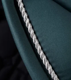 Premier Equine Saltare Close Contact GP/Jump Square - Olive - Full -PREMIER EQUINE saltare saddle pad gp green 5