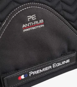 Premier Equine Sovereign Dressage Square Black -PREMIER EQUINE sovereign dressage saddle pad black 5