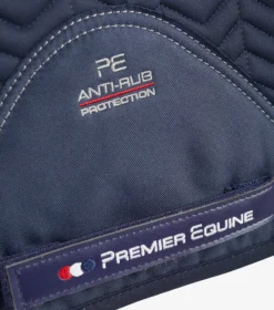 Premier Equine Sovereign Dressage Square Navy -PREMIER EQUINE sovereign dressage saddle pad navy 5