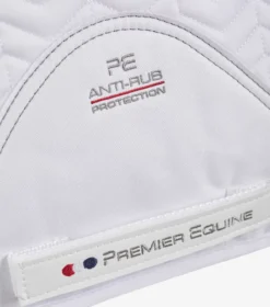 Premier Equine Sovereign Dressage Square White -PREMIER EQUINE sovereign dressage saddle pad white 5