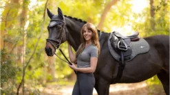 LeMieux Earth GP Square Moss - Large -PREMIER EQUINE tracyrobertson earth 042 copy