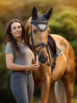 LeMieux Earth Fly Hood Moss -PREMIER EQUINE tracyrobertson earth 064 copy