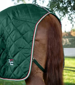 Premier Equine Tuscan Stable Rug 100g Green -PREMIER EQUINE tuscan 100g stable rug green 6