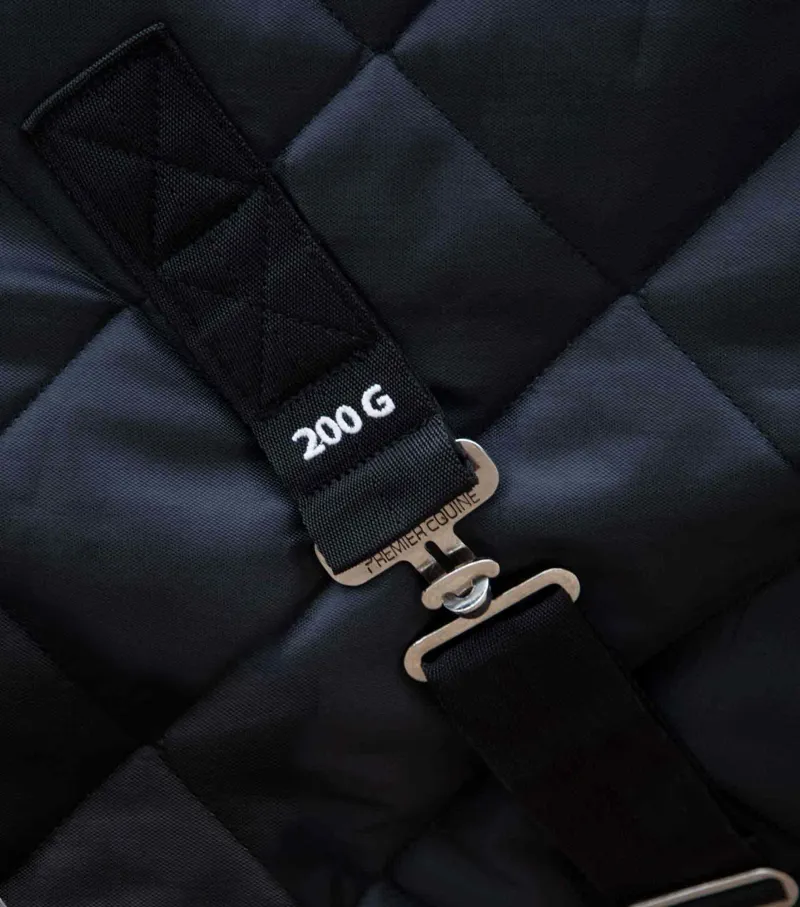 Premier Equine Tuscan Stable Rug 200g Black 4 Premier Equine Tuscan Stable Rug 200g Black - Image 4