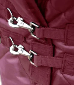 Premier Equine Tuscan Stable Rug 200g Burgundy -PREMIER EQUINE tuscan 200g stable rug wine 3