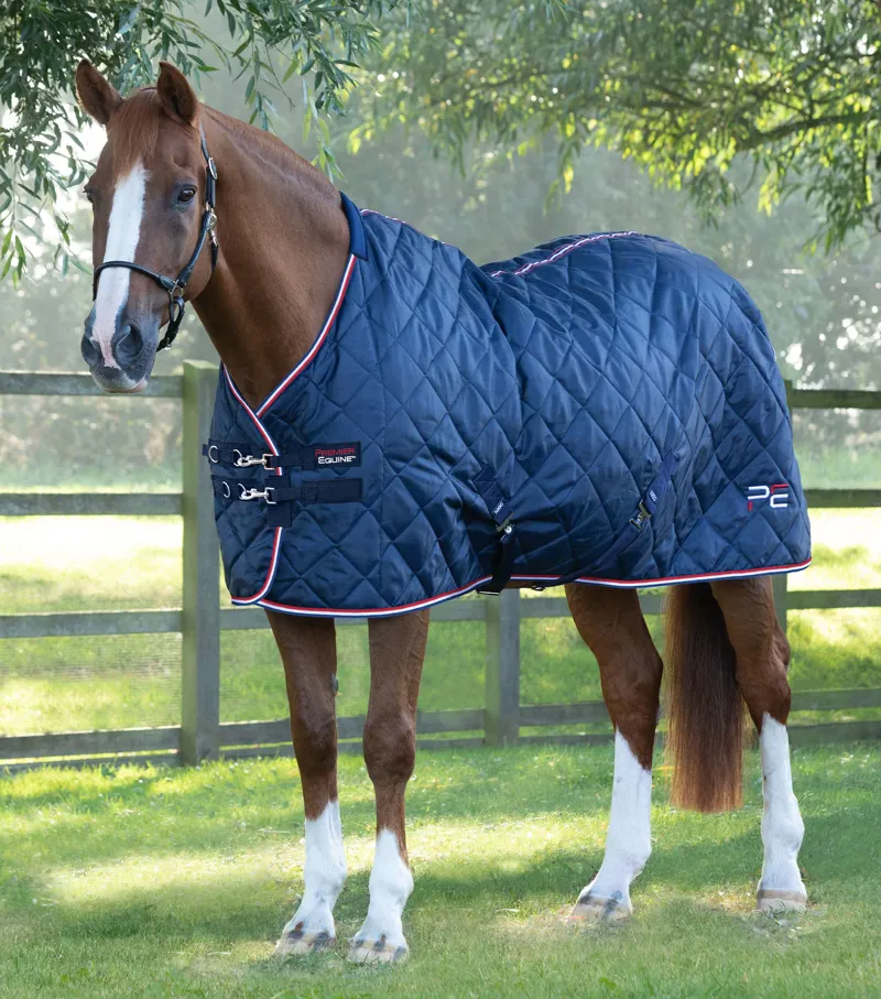 Premier Equine Tuscan Stable Rug 100g Navy 1 Premier Equine Tuscan Stable Rug 100g Navy